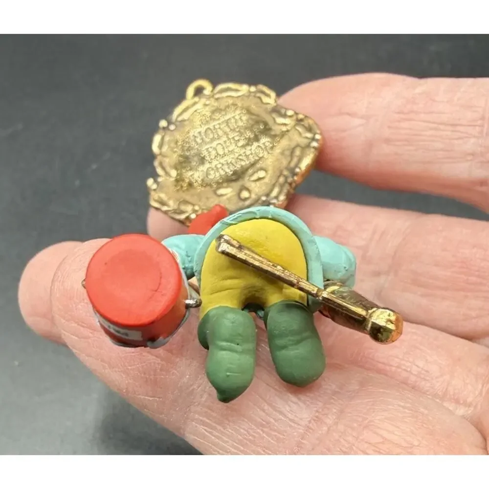 Enesco Santa's Key Man Ornament 2 Year Production No Box Rare -LO17